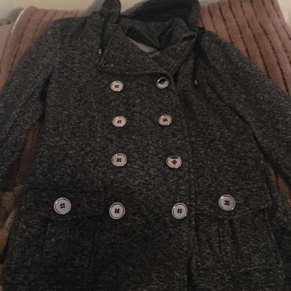 Hooded winter coat